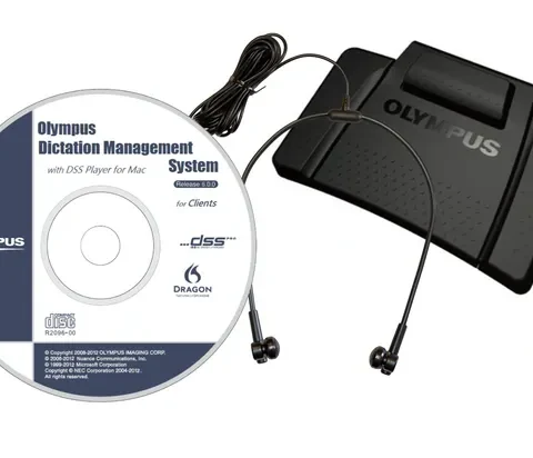 Kit secrétaire Olympus AS-7000 avec logiciel de transcription