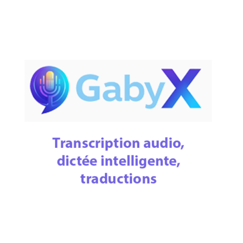 GabyX – Transcription audio, dictée intelligente & traductions
