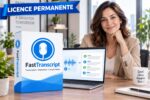 FastTranscript licence permanente – logiciel de transcription audio locale sans abonnement